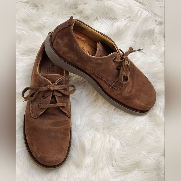 Samuel Hubbard suede lace-up Oxford shoes‎ - Picture 1 of 12